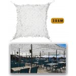 Mil-tec Shade maskovací síť 3 x 6 m bílá – Sleviste.cz