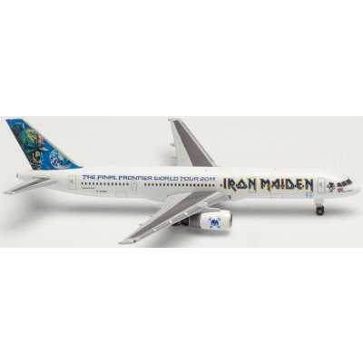 Astra Herpa Boeing B757-28A dopravce eus Iron Maiden World Tour 2011 Colors Ed Force One VB 1:500 – Zbozi.Blesk.cz