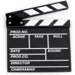 Small Foot Filmová klapka dřevěná černá – Zboží Dáma