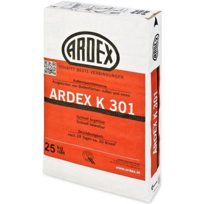 Ardex K 301 nivelační hmota pro exteriér 25 kg – Zboží Mobilmania