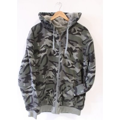 Mikina Dunauone zateplená wodland tmavě zelená – Zboží Mobilmania