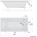 Polysan NOEMI 160 x 80 cm 71722.21 – Hledejceny.cz