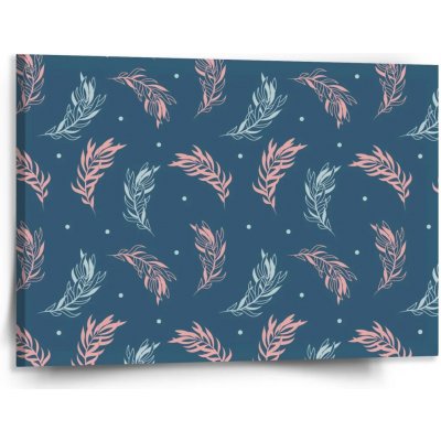 Sablio Obraz Barevná peříčka - 150x110 cm – Hledejceny.cz