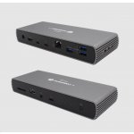 i-Tec Thunderbolt 4 Dual Display Docking Station + Power Delivery 96W TB4DUALDOCKPD – Zboží Mobilmania