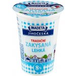 Madeta Jihočeská tradiční zakysaná lehká 8% 180 g – Zboží Mobilmania