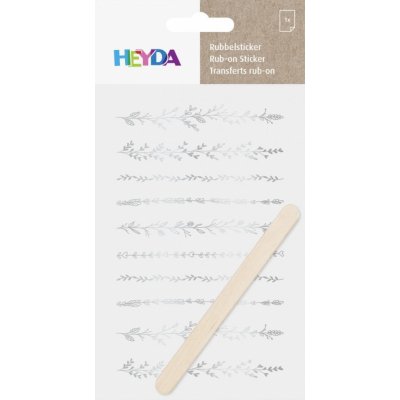 HEYDA Propisoty 10 x 19 cm bordury stříbrné – Hledejceny.cz