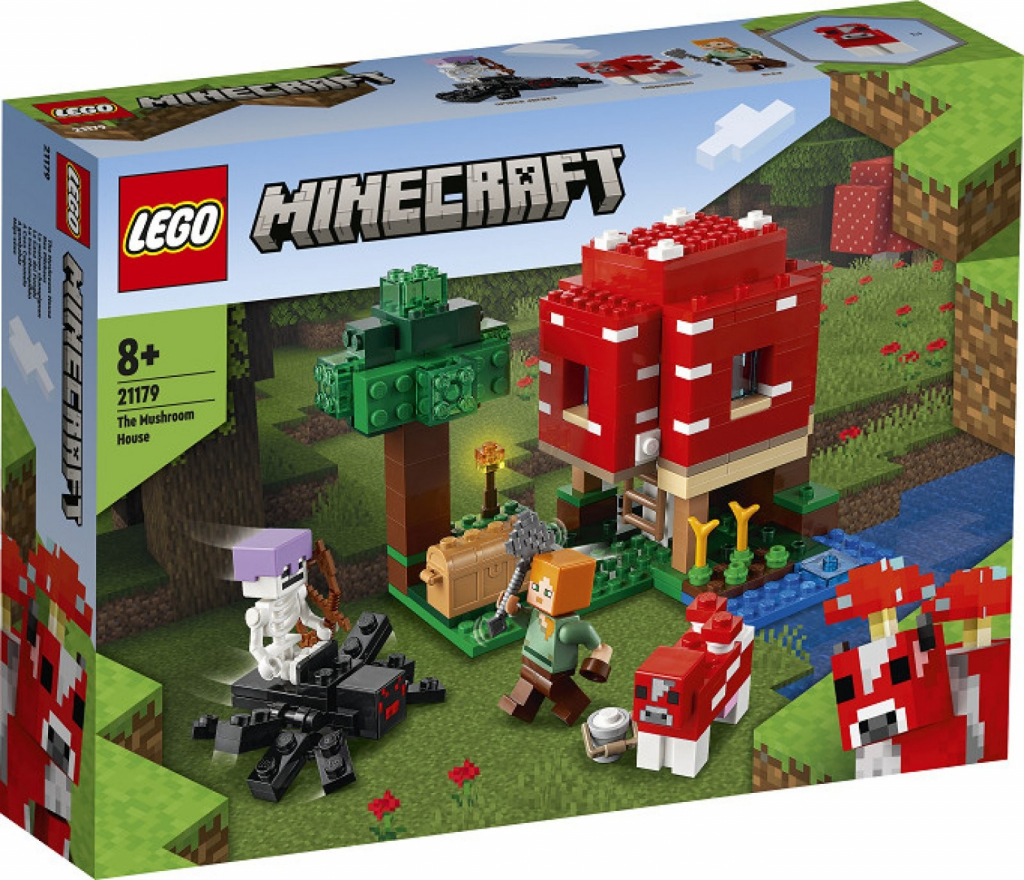 LEGO® Minecraft® 21179 Houbový domek od 350 Kč - Heureka.cz