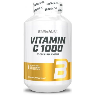 BioTech Vitamín C 1000 100 tablet – Zboží Mobilmania