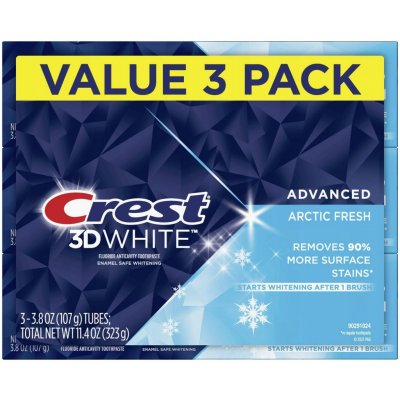 Pasta Crest 3d White Arctic Fresh 107 g