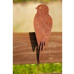 Zahradní dekorace z cortenu Sedící vlaštovka 1, 20×5 cm – Hledejceny.cz