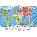 Janod magnetická mapa světa – Zboží Dáma