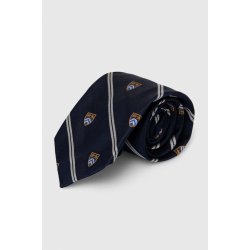 Polo Ralph Lauren hedvábná kravata 712926092 tmavomodrá
