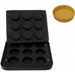 G.Gastro Formy pro stroj na tartaletky TMPIC - Tvar tartaletek: Kulaté - Ø 81 mm - Výška: 19 mm - pro 9 tartaletek - D9783845 – Hledejceny.cz