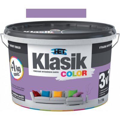 Het Klasik Color - KC 347 fialový šeříkový 7+1 kg – Zboží Mobilmania