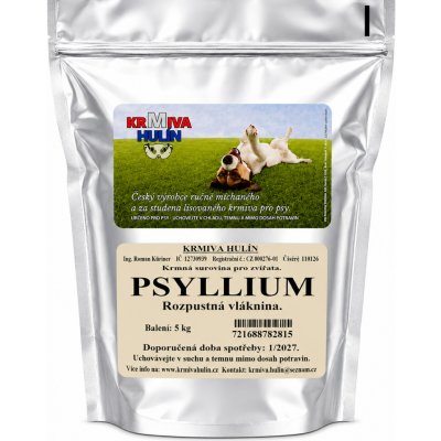 Krmiva Hulín Psyllium rozpustná vláknina pro psy 5 kg – Hledejceny.cz