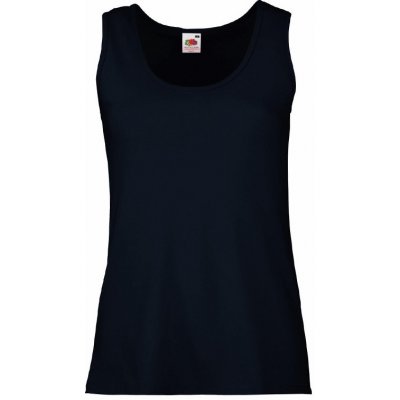 Tílko se širokými ramínky Temně modrá – Zboží Dáma