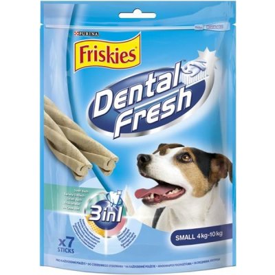 Purina Friskies pes DentalFresh 3 v 1 "S" 110 g – Hledejceny.cz