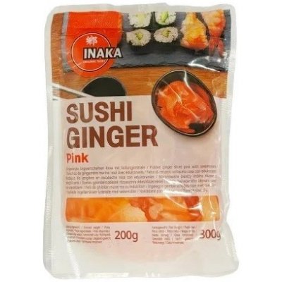 Inaka nakládaný zázvor růžový 300 g – Zbozi.Blesk.cz