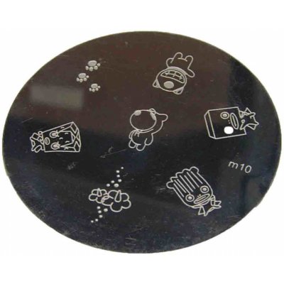 Destička na potisk nehtů m10 – Zboží Dáma