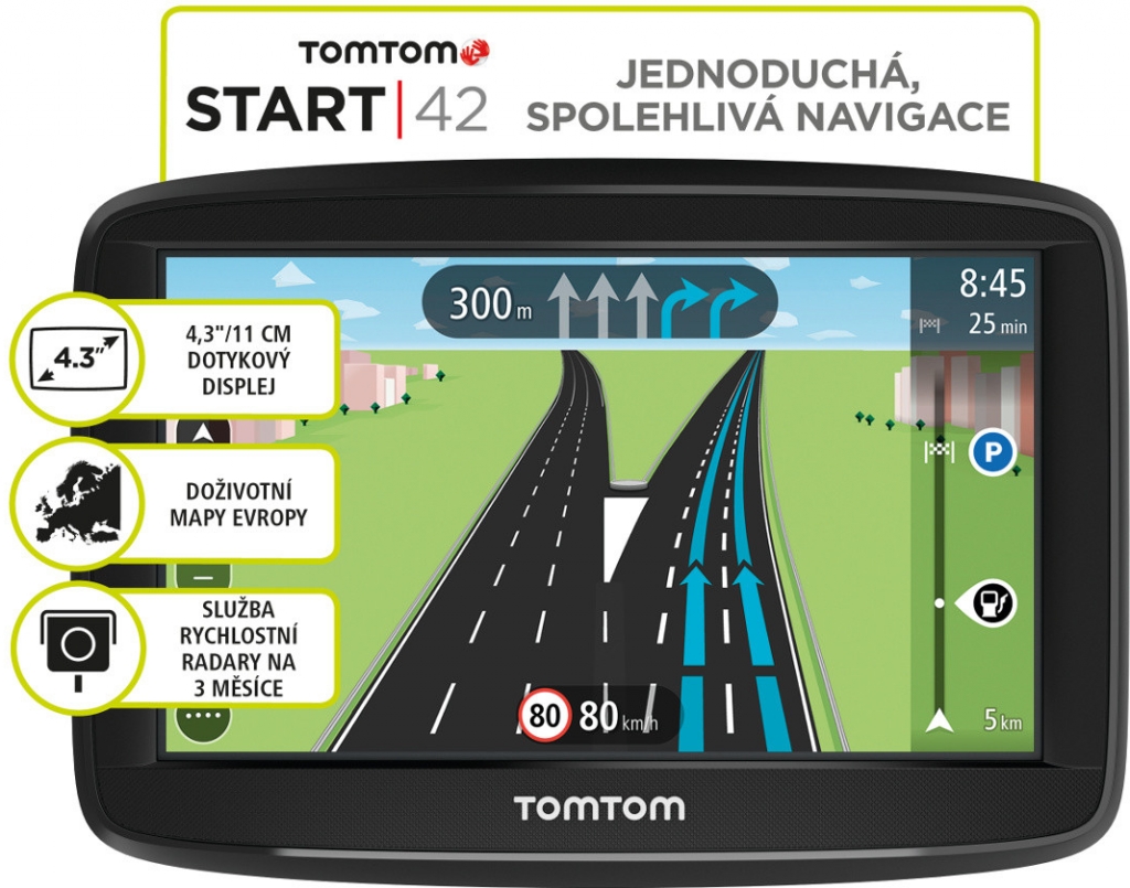 TomTom Start 42 Lifetime od 3 490 Kč - Heureka.cz