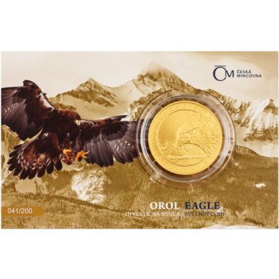 Česká mincovna Zlatá uncová mince Orel stand číslovaný 1 oz – Zboží Mobilmania