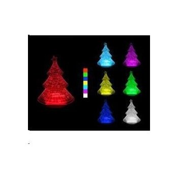 SHARKS 3D LED lampa Vánoční stromek