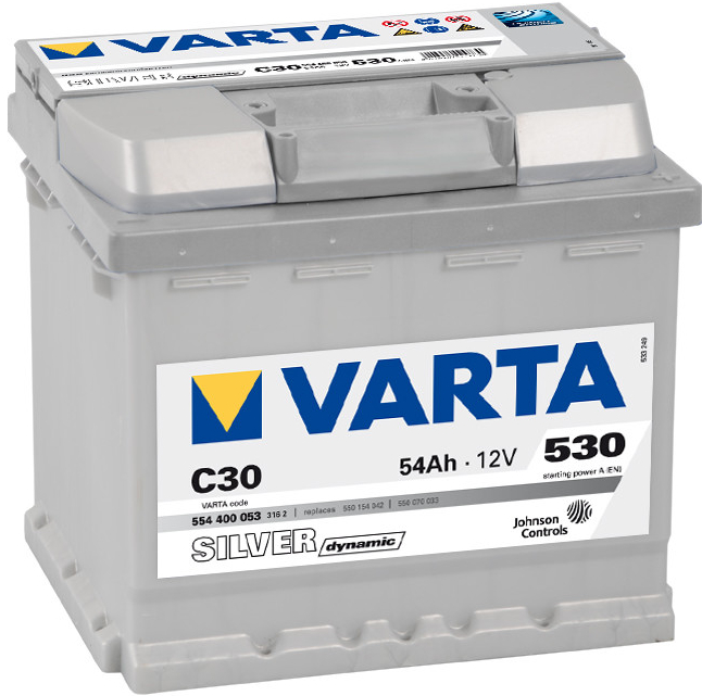 Varta Silver Dynamic 12V 54Ah 530A 554 400 053 od 1 649 Kč - Heureka.cz