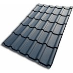 Blachotrapez Diament Eco Plus taška 1900 x 1200 x 0,5 mm Pladur lesk RAL 7016 antracit – Sleviste.cz