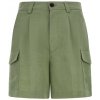 Dámské šortky Woolrich ŠORTKY VISCOSE LINEN SHORT zelená