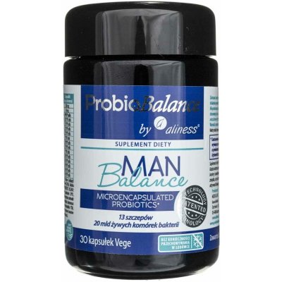 Aliness ProbioBalance Man Probiotika a prebiotika 30 veg. kapslí – Hledejceny.cz