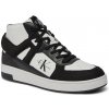Skate boty Calvin Klein pánská obuv bílá/černá YM0YM00883