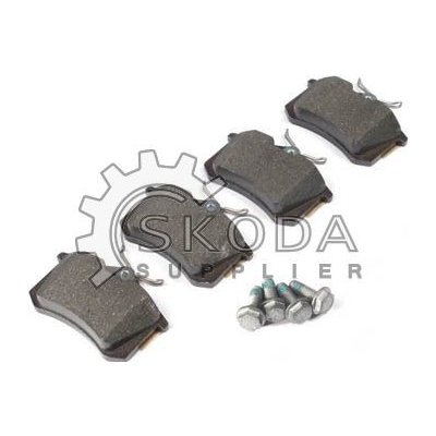 Brzdové destičky zadní 255x10 ŠKODA OEM Originál 5K0698451E – Sleviste.cz