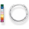 Náušnice Thomas Sabo náušnice Colourful stones pavé silver CR668-477-7