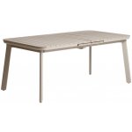 Kave Home kovový zahradní rozkládací stůl Izola 185/235 x 100 cm Béžový – Hledejceny.cz