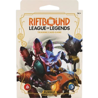 Riot Games Riftbound: League of Legends TCG: Spiritforged Champion Deck Rumble – Zboží Mobilmania