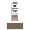 Barva ve spreji Pintyplus Chalk křídová barva ve spreji na různé povrchy 400 ml oříškově hnědá CK790