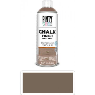 Pintyplus Chalk křídová barva ve spreji na různé povrchy 400 ml oříškově hnědá CK790 – Sleviste.cz