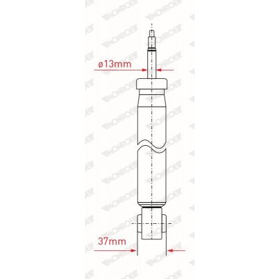 Tlumič pérování MONROE (MOG1057, MO G1057), zadní - VW PASSAT 05- – Zboží Mobilmania