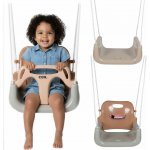 Lebula zahradní houpačka závěsné křeslo silné 3v1 kbelík broskev – Zboží Mobilmania