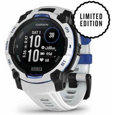 Garmin Instinct 3 45mm Solar Whitestone Bolt Blue 010-02934-03 – Hledejceny.cz