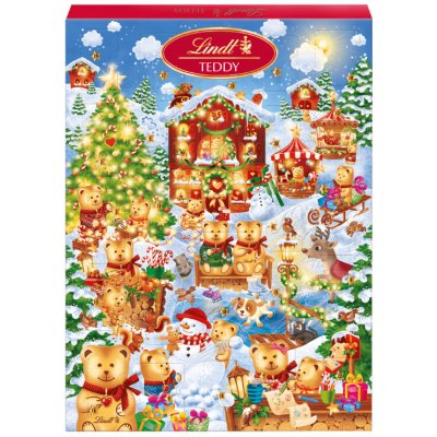 Lindt TEDDY Adventní kalendář Zimní pohádka 170g – Zboží Dáma