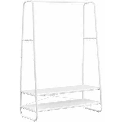 SONGMICS Stojan na oblečení Vasagle COUPE 100 cm bílý – Sleviste.cz