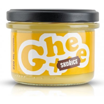 České Ghíčko Ghí přepuštěné Máslo speciál skořice s vanilkou 220 ml – Sleviste.cz