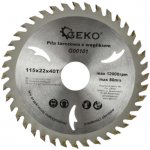 GEKO Pilový kotouč do úhlové brusky s SK plátky 115 x 22,23 / 40 Z G00101 – Zbozi.Blesk.cz