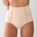 Zeštíhlující kalhotky s vysokým pasem tělová – Zboží Dáma