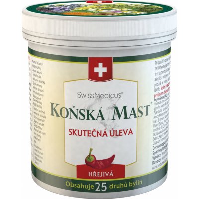 Swissmedicus Koňská mast hřejivá 250 ml – Zboží Mobilmania