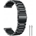 VSECHNONAMOBIL 129606 CLASSIC Univerzální kovový řemínek pro hodinky se šířkou 22mm černý – Sleviste.cz