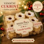 Meduňka pekařství perníkářství Linecké kytičky 200 g – Zbozi.Blesk.cz