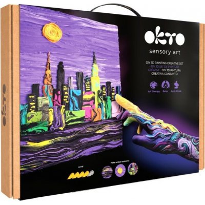 OKTO SENSORY ART výtvarná sada 30x40 cm New York panorama – Hledejceny.cz