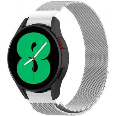 PROTEMIO MILANESE Kovový řemínek Samsung Galaxy Watch 6 Classic 47mm/43mm a Watch 6 44mm/40mm stříbrný 65869 – Zboží Mobilmania